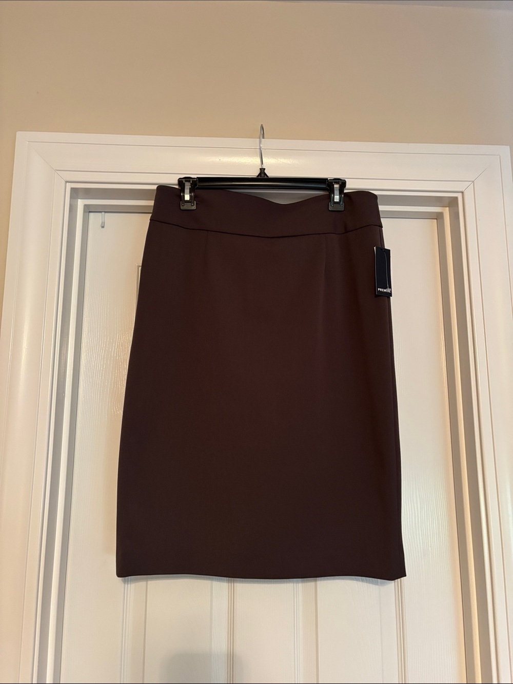 Premise Dark Brown Classic Pencil Skirt